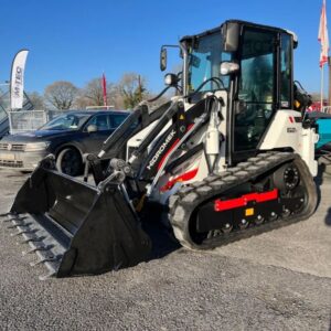 Hidromek HMK 62T Skid Steer Mini Loader Backhoe with  59HP, 62 HP Engine for Infrastructure Landscaping Projects
